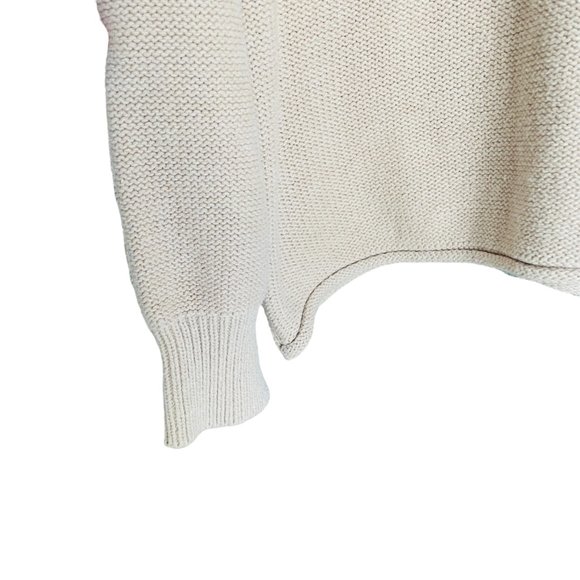 Tribal Jeans cream sweater with zippers on side - Picture 4 of 6